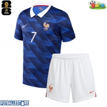 Frankrike Ousmane Dembele #7 Hjemmedraktsett Barn VM 2026 Kortermet (+ Korte bukser)